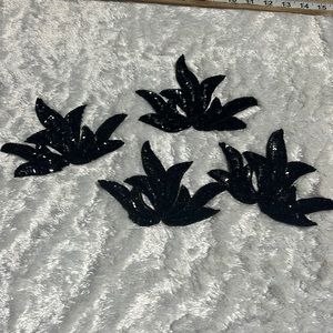 Vintage, sequin dress appliqués